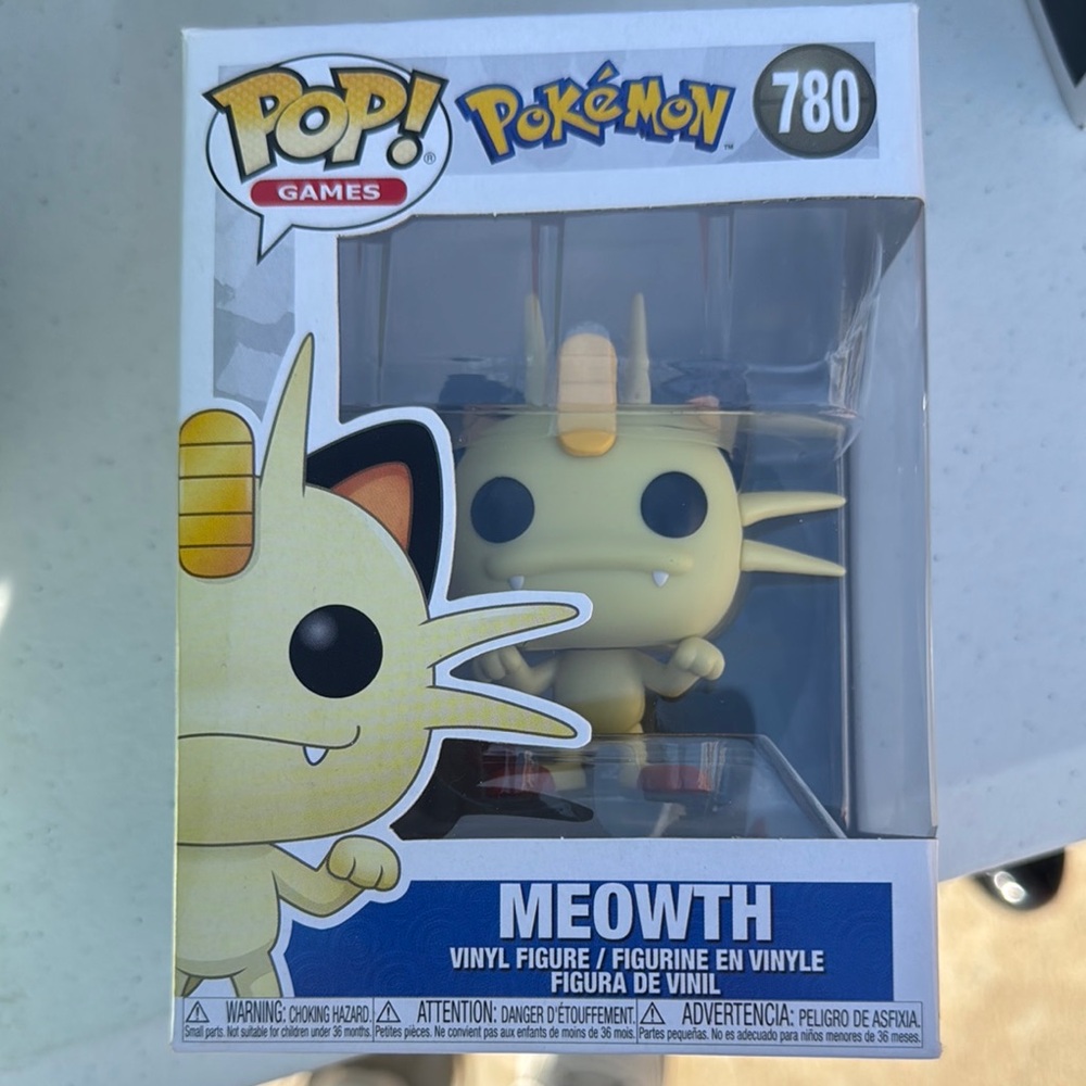 Funko Pop! Meowth Vinyl Figure - Yellow and Black
